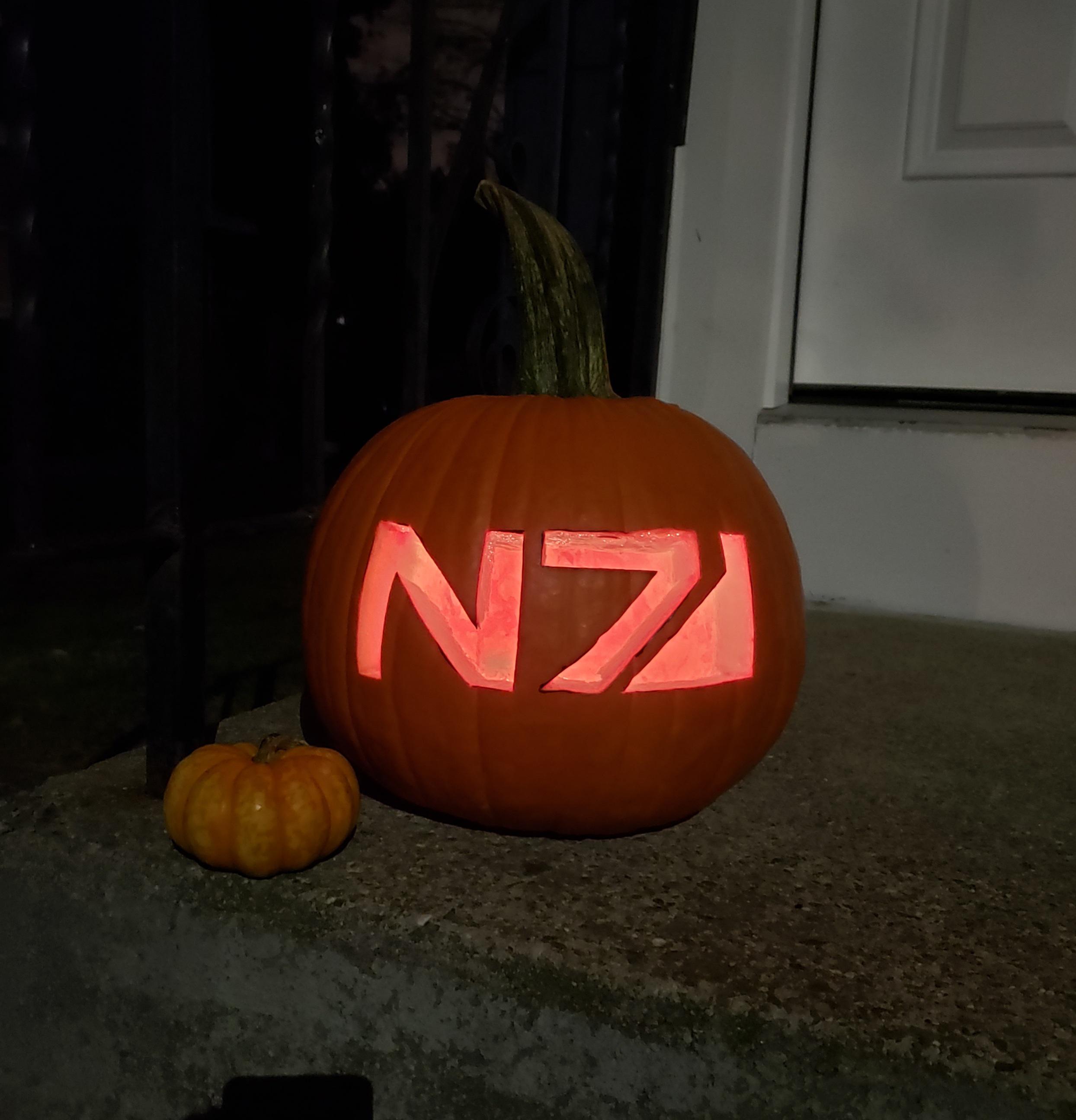 Just a simple pumpkin that I thought my fellow gamers might appreciate