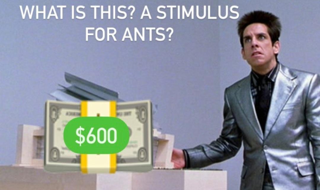 That stimulus is SO hot right now