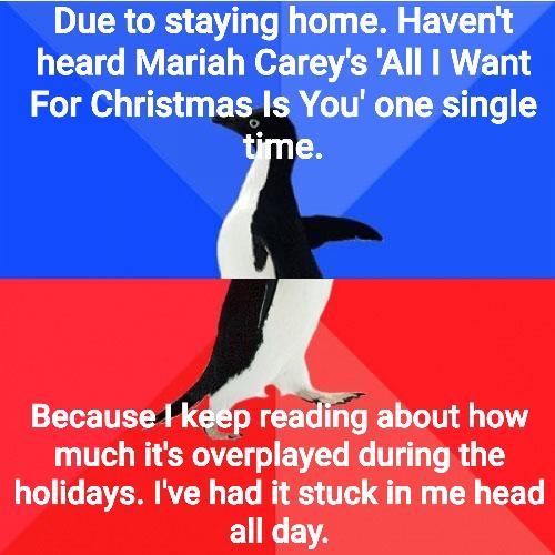 All I want for Christmas. Is ewe.