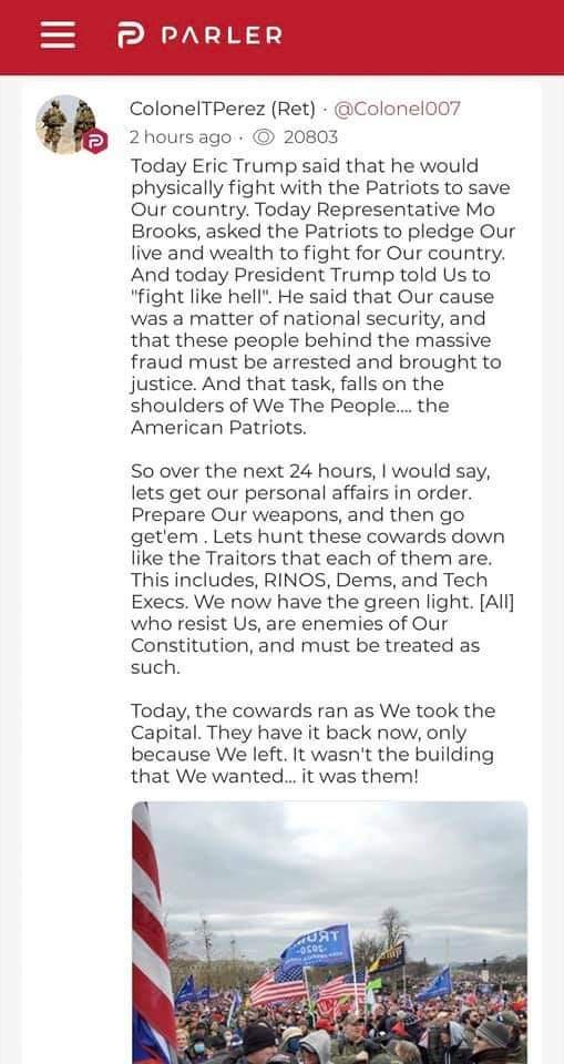 Viewed by over 20,000... The terrorist threat needs to be taken seriously.