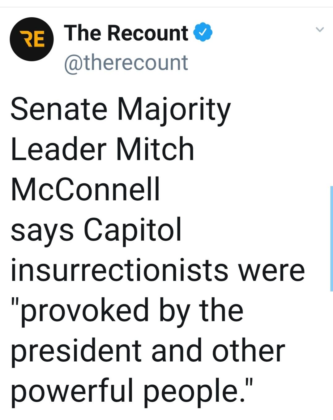 Mcconnell opened the door. *Gets popcorn ready