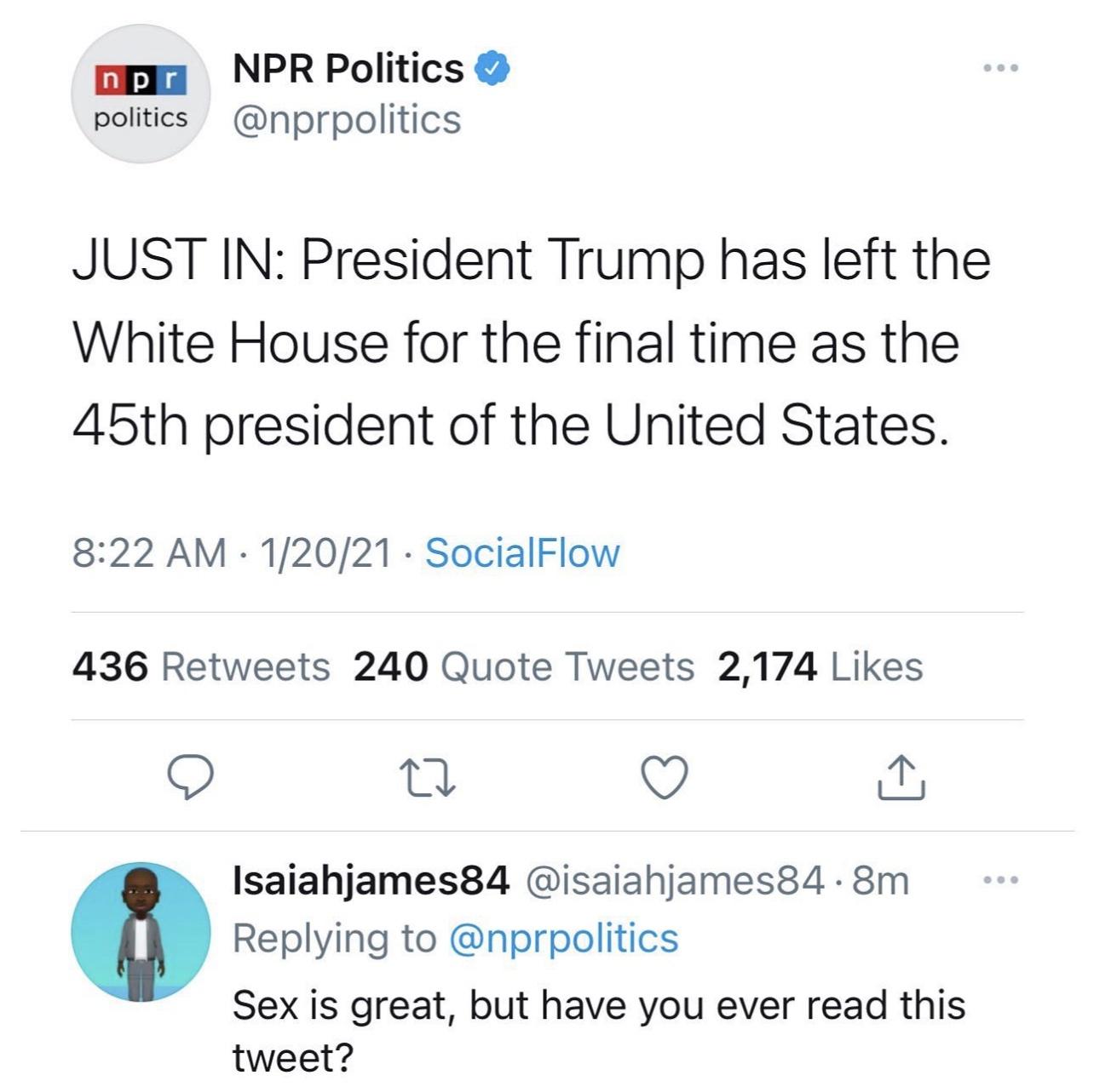 Guaranteed I&rsquo;ll be screaming &ldquo;yes&rdquo; for the next four years.