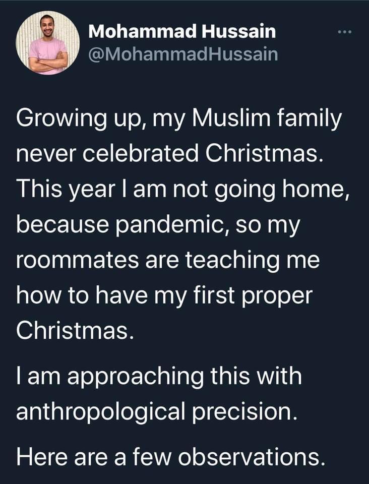 Different perspective on Christmas