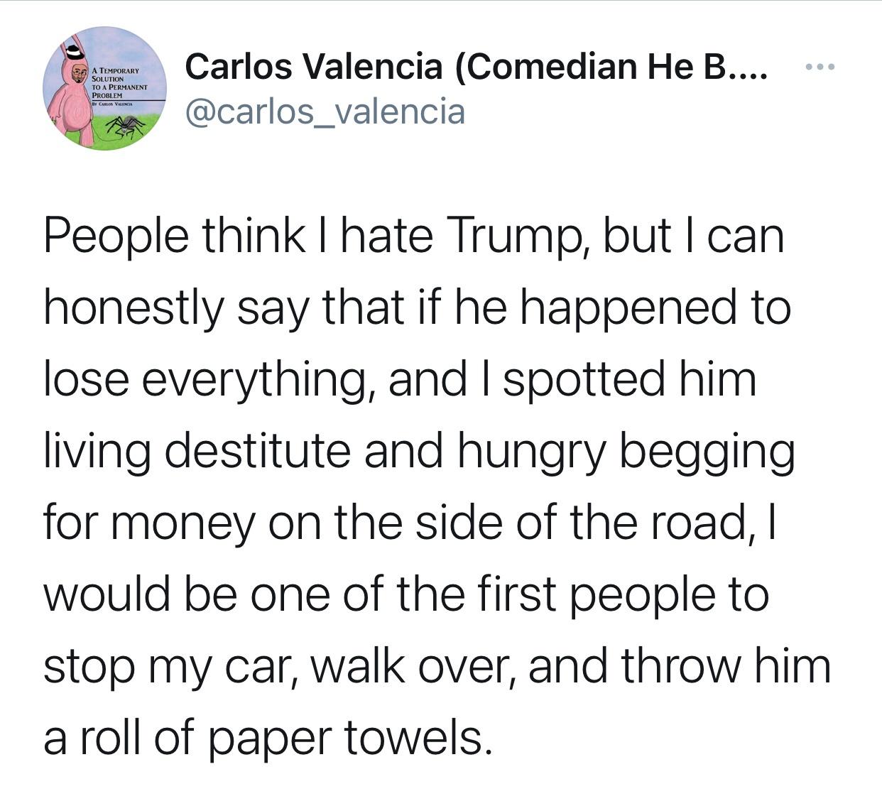 Compassion For Donald Trump