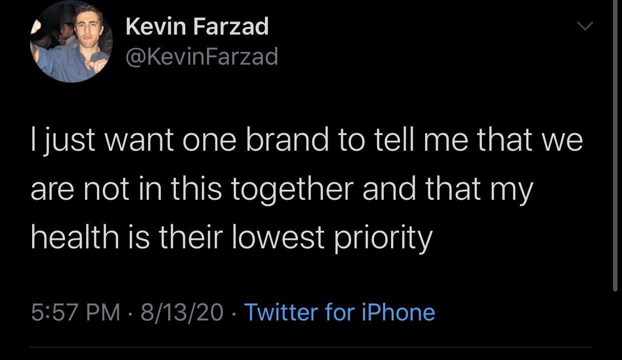 Just be honest with me