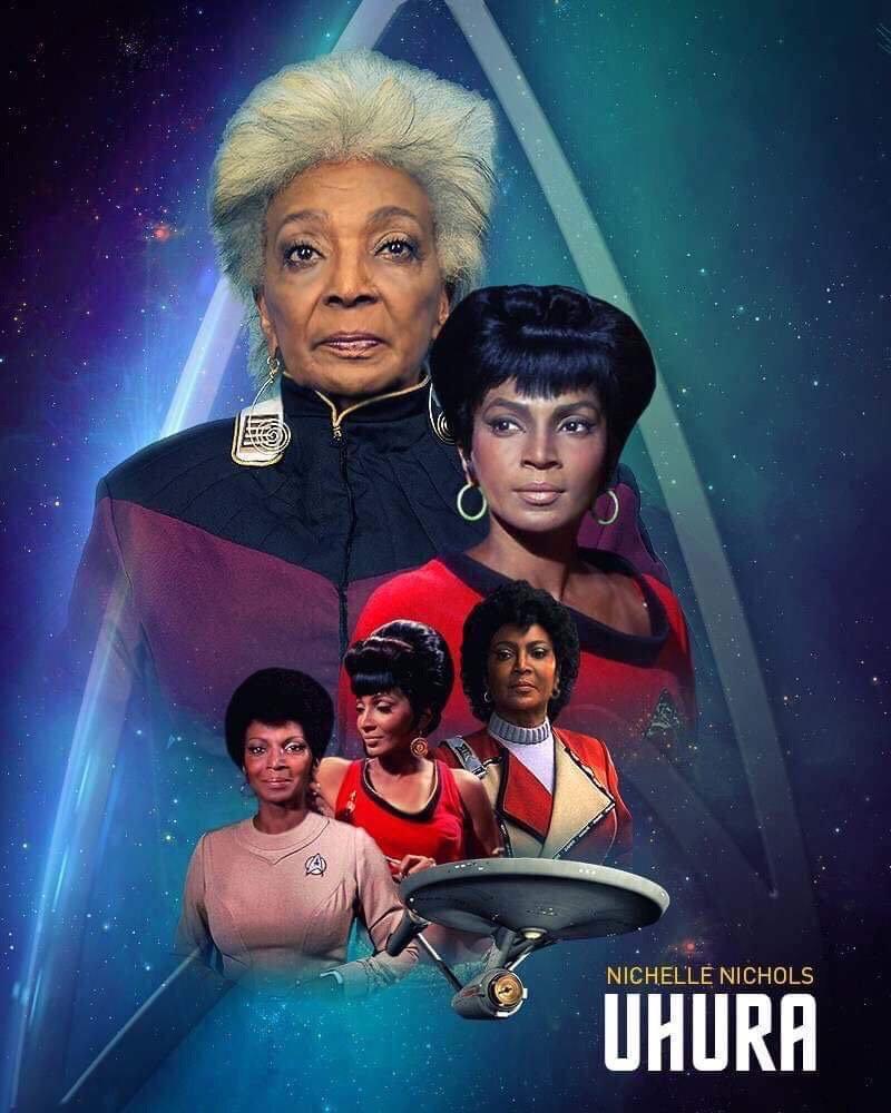 Happy 88th birthday to Nichelle Nichols who played Lt. Uhura on Star Trek