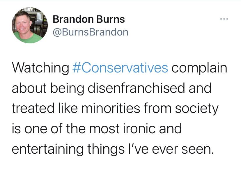 Only standing up to a injustice when it involves you...