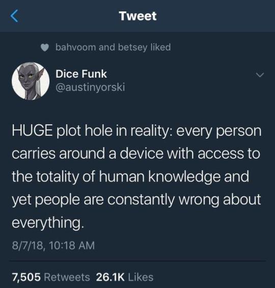 But thought and application