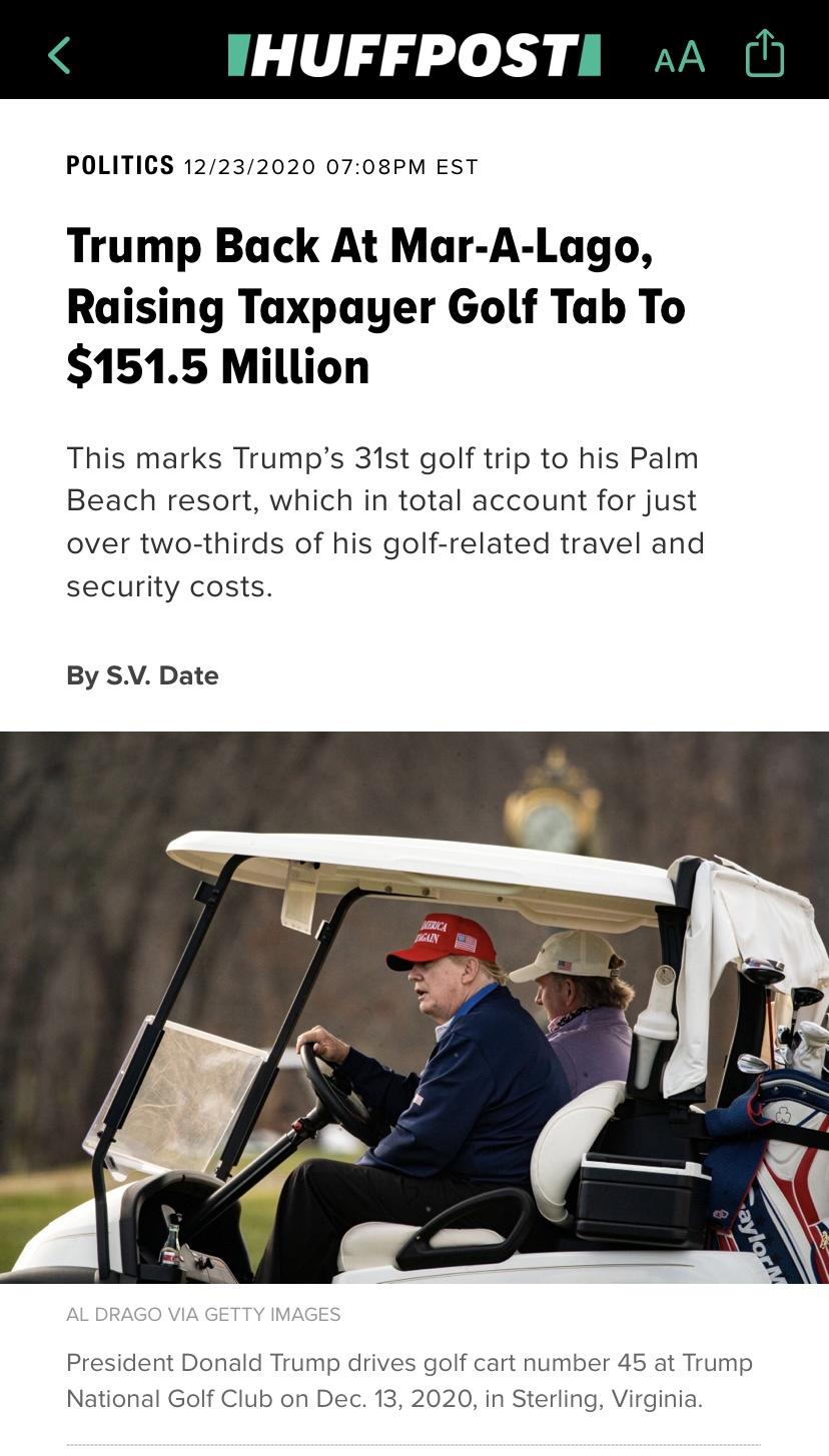 &ldquo;I won&rsquo;t have time to play golf!&rdquo;