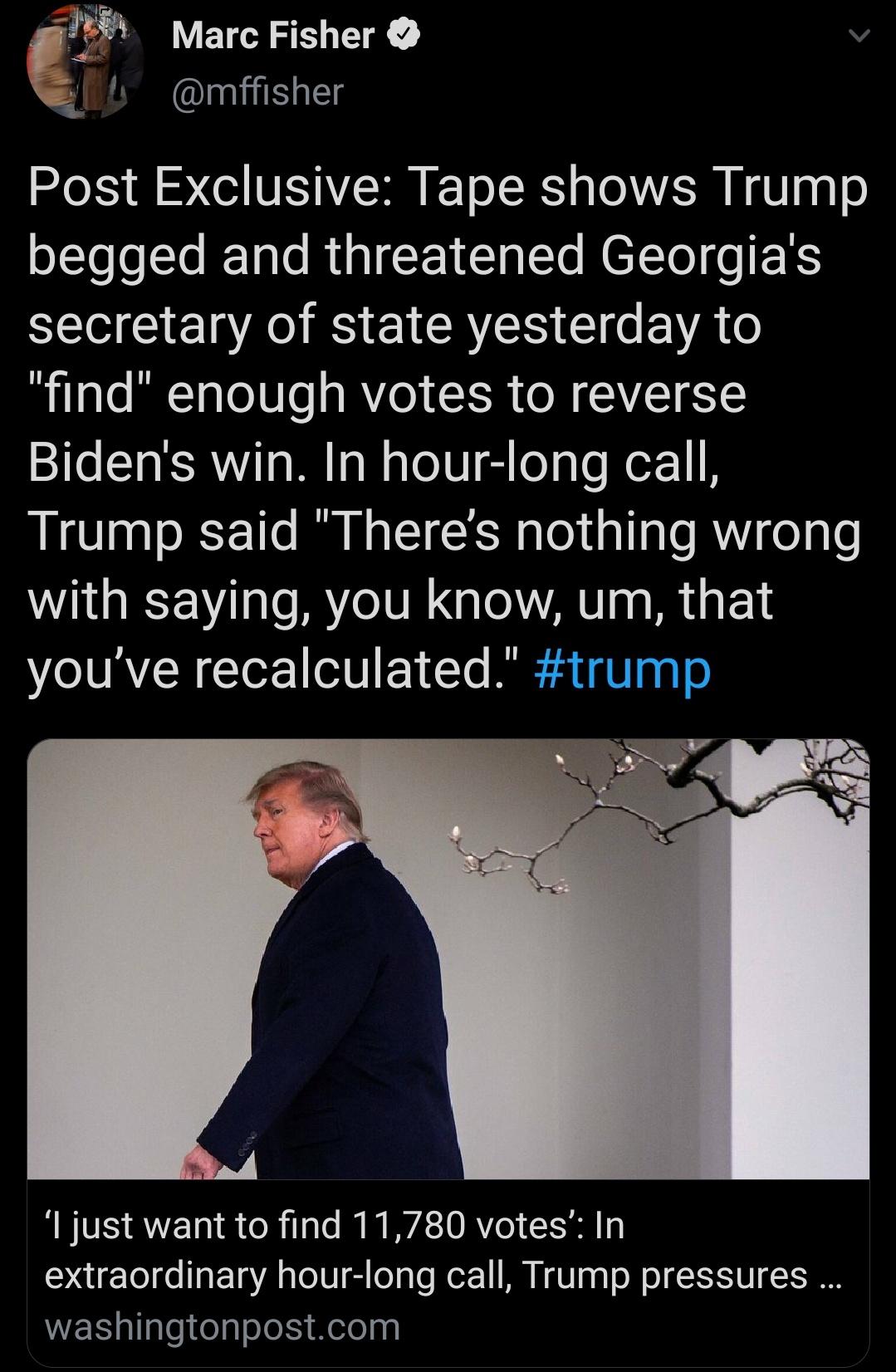 Oh hey look, we found the election fraud!