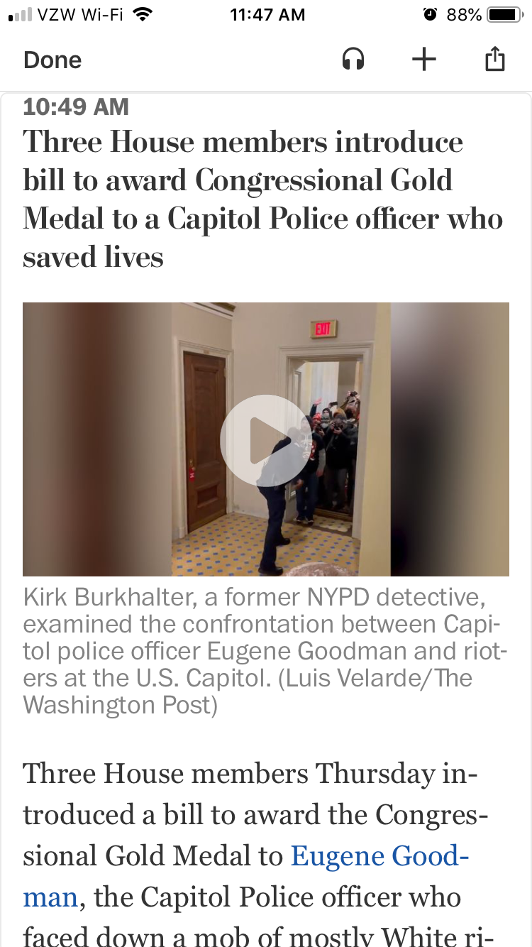 Congressional Gold Medal for Goodman - I hope it happens