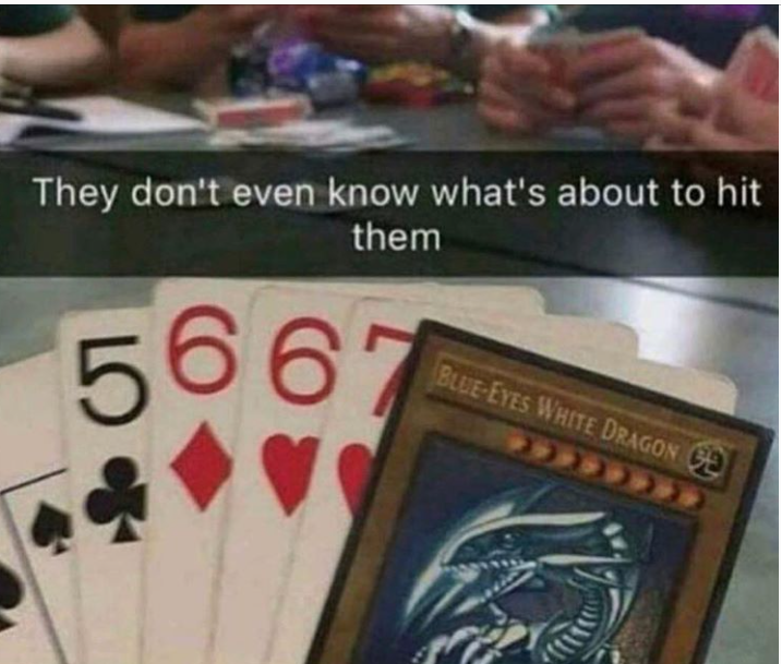 Bout to hit em with that ace