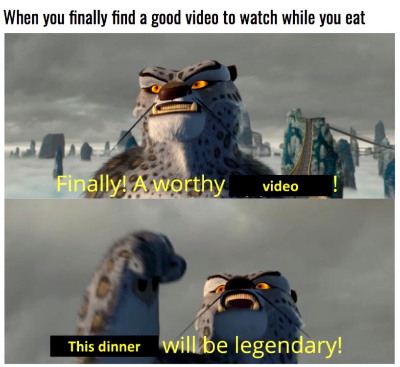 dinner video