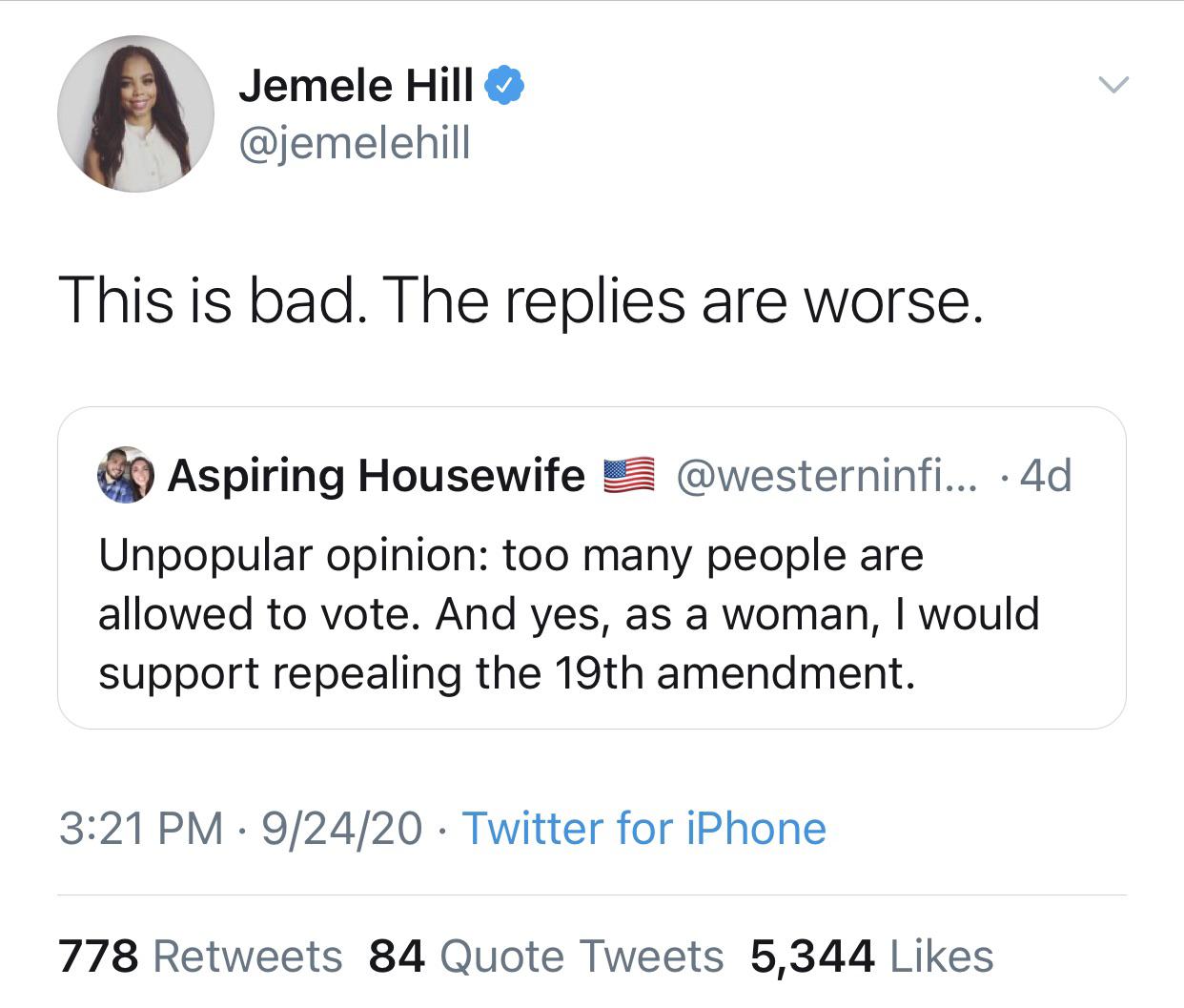 MAGA is coming for the Woman&rsquo;s Right to Vote.....you what comes next