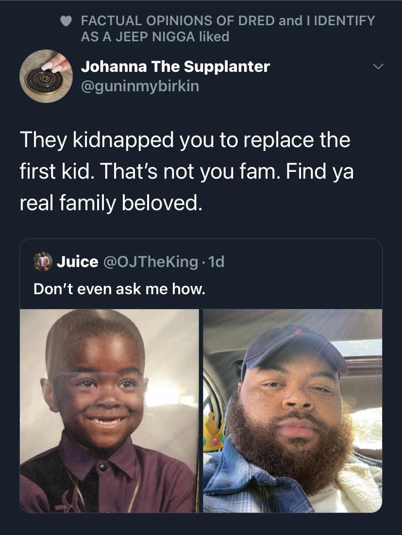 Gotta start asking questions buddy