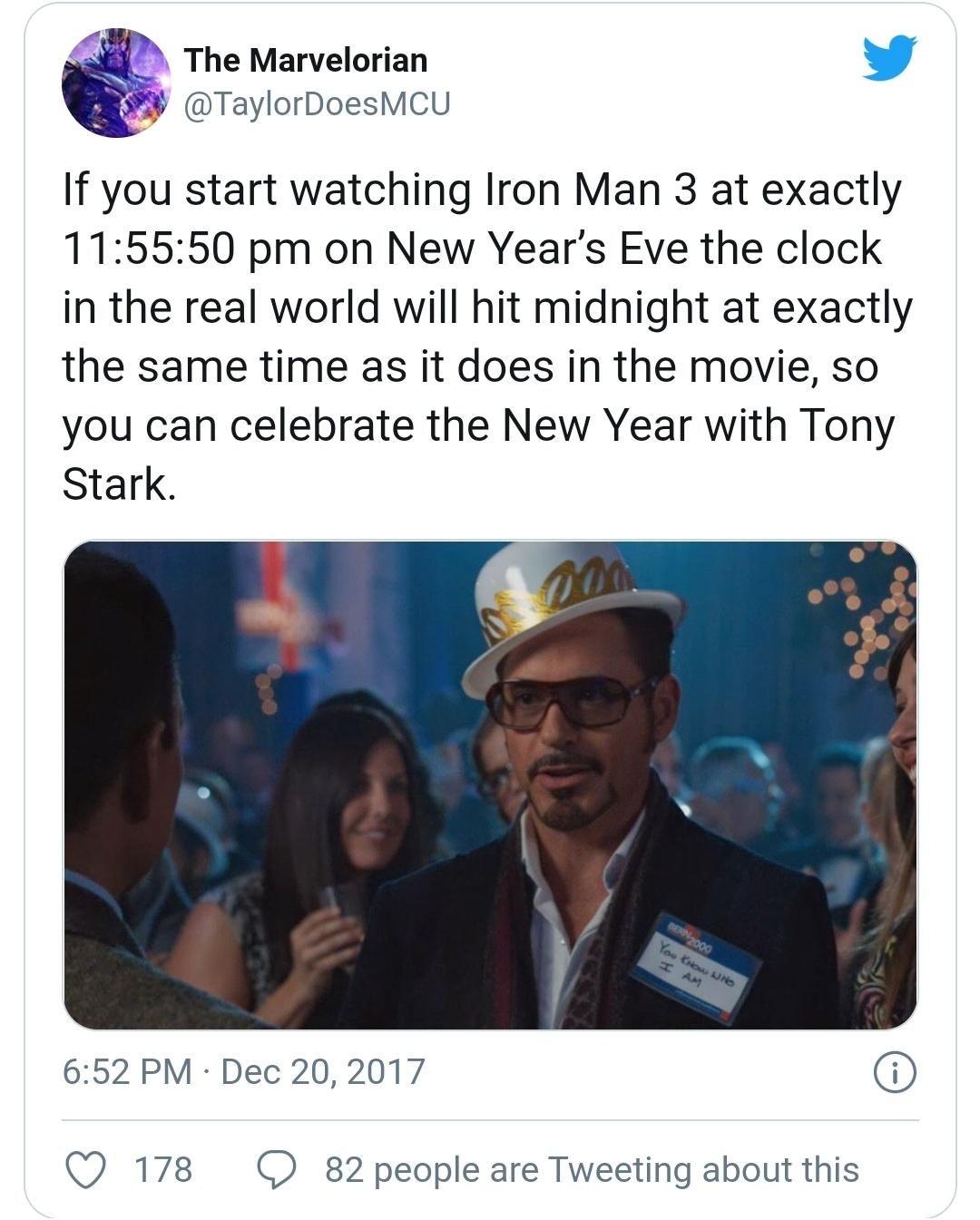 Since going out isn't an option, ring in the new year at home with these well timed viewings!