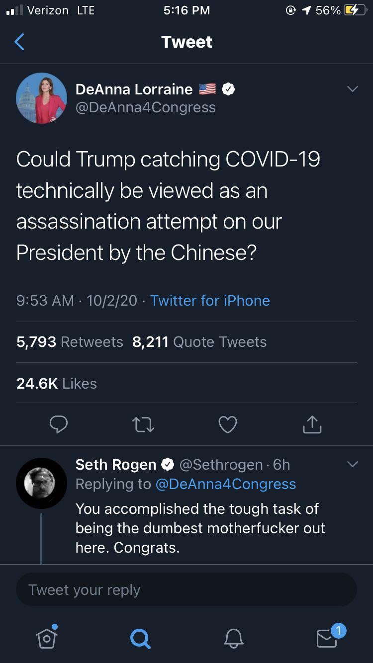 Seth Rogen for the win!