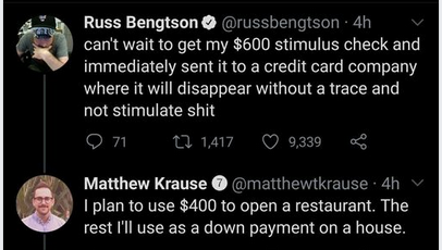 Don't spend that $600 all in one place!