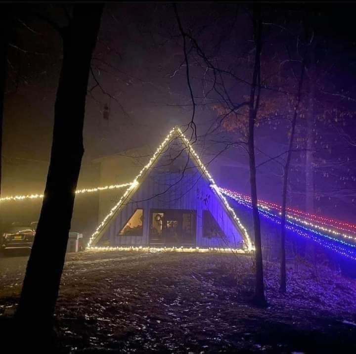And the winner of most creative Christmas lights goes to....