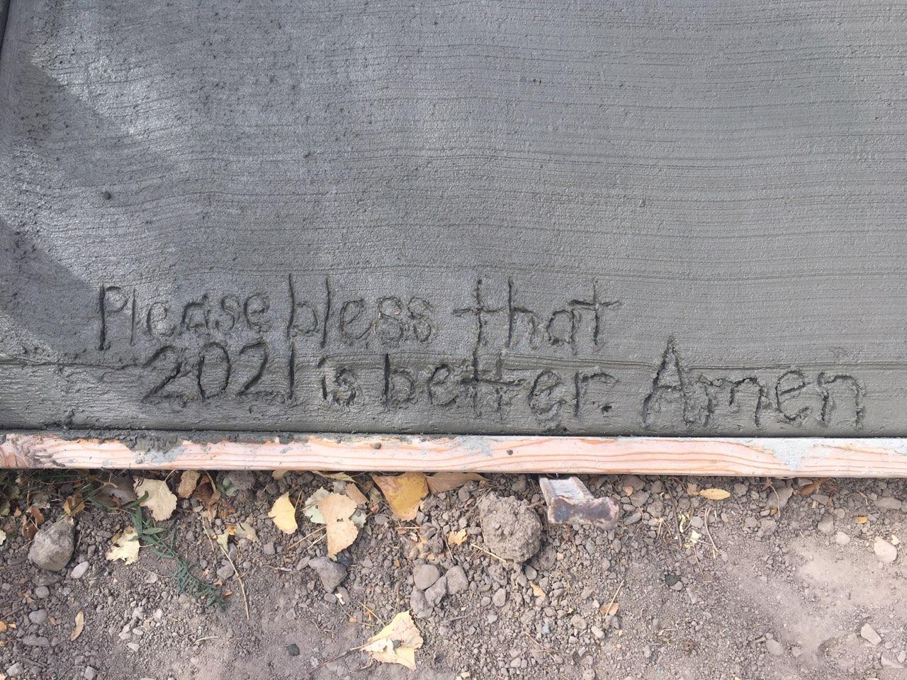 I'm not religious but I thought it was worth a shot. Hopefully whoever owns my home in the future will know my prayer came true