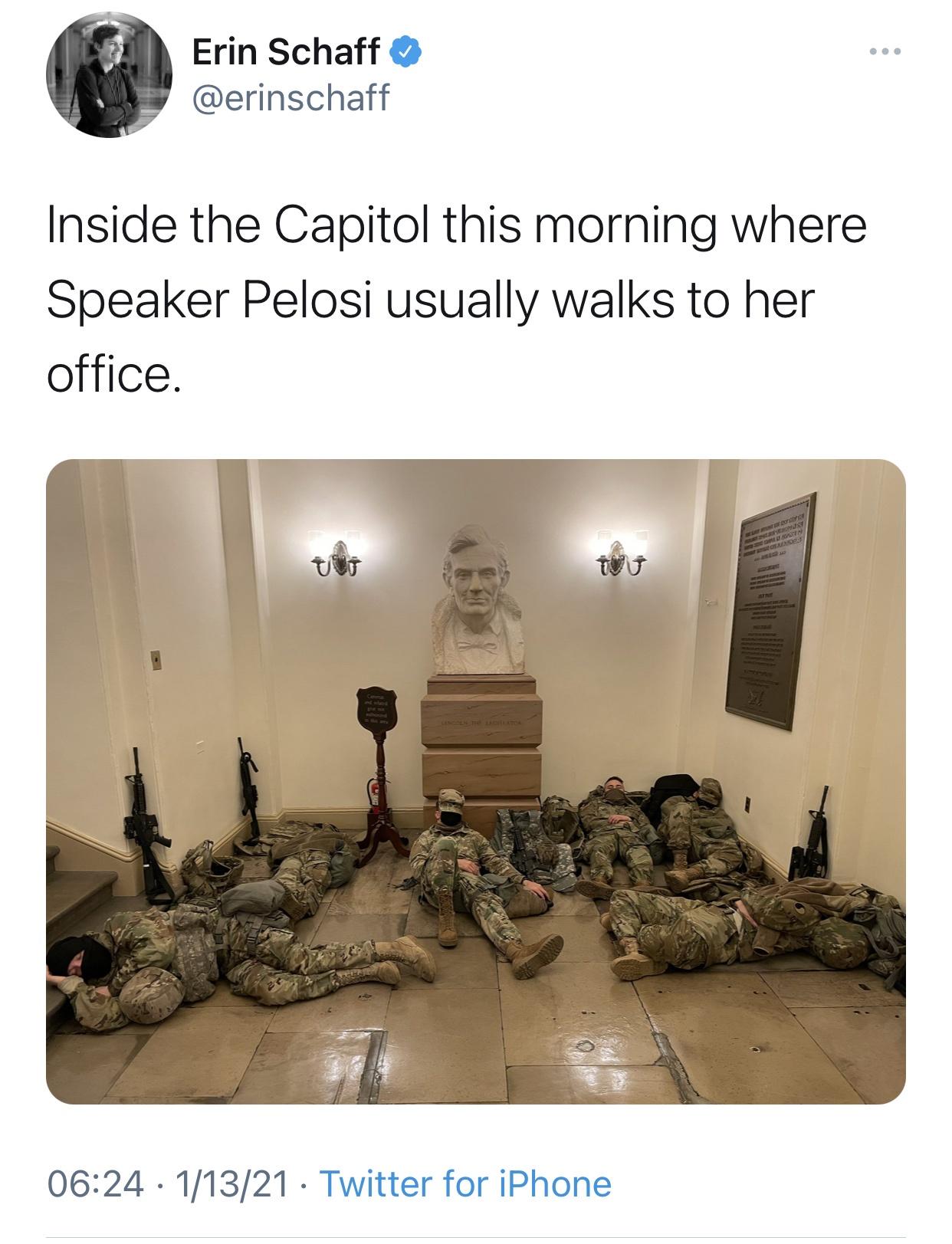 National Guard Deployed, Armed, in DC