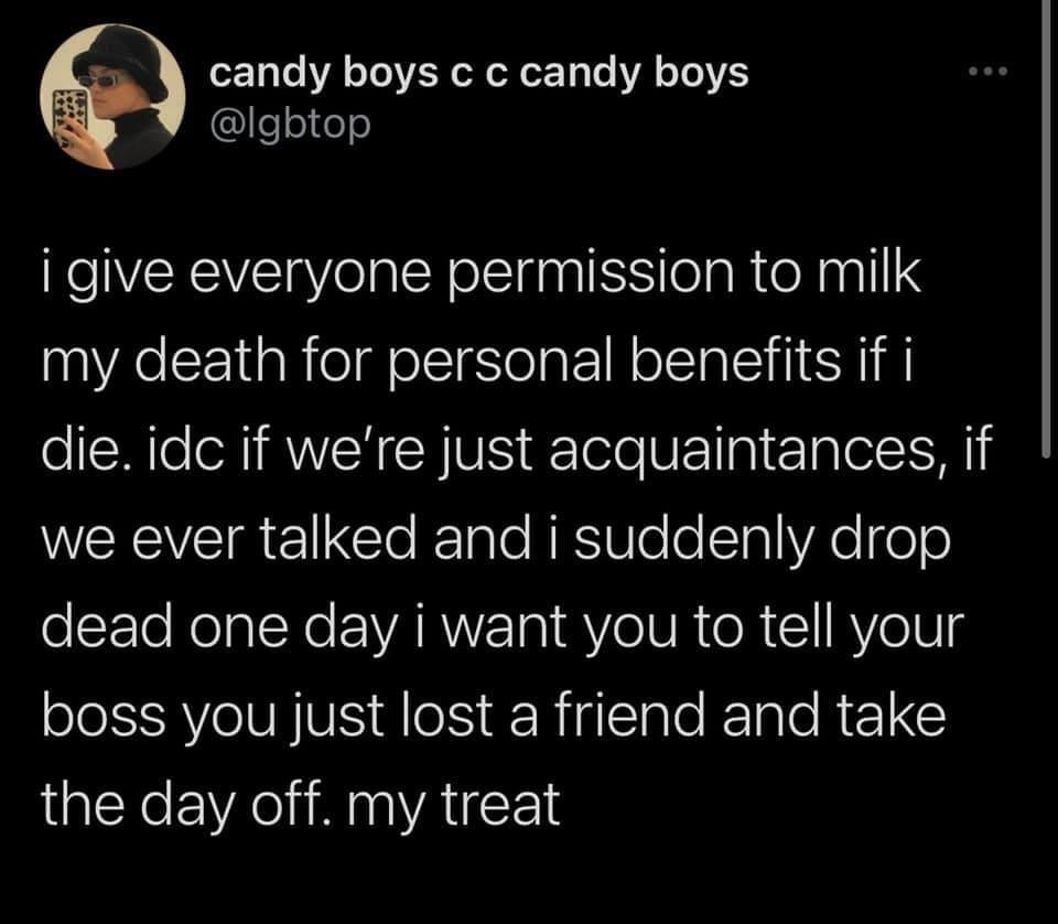 Should try and get something out of it..