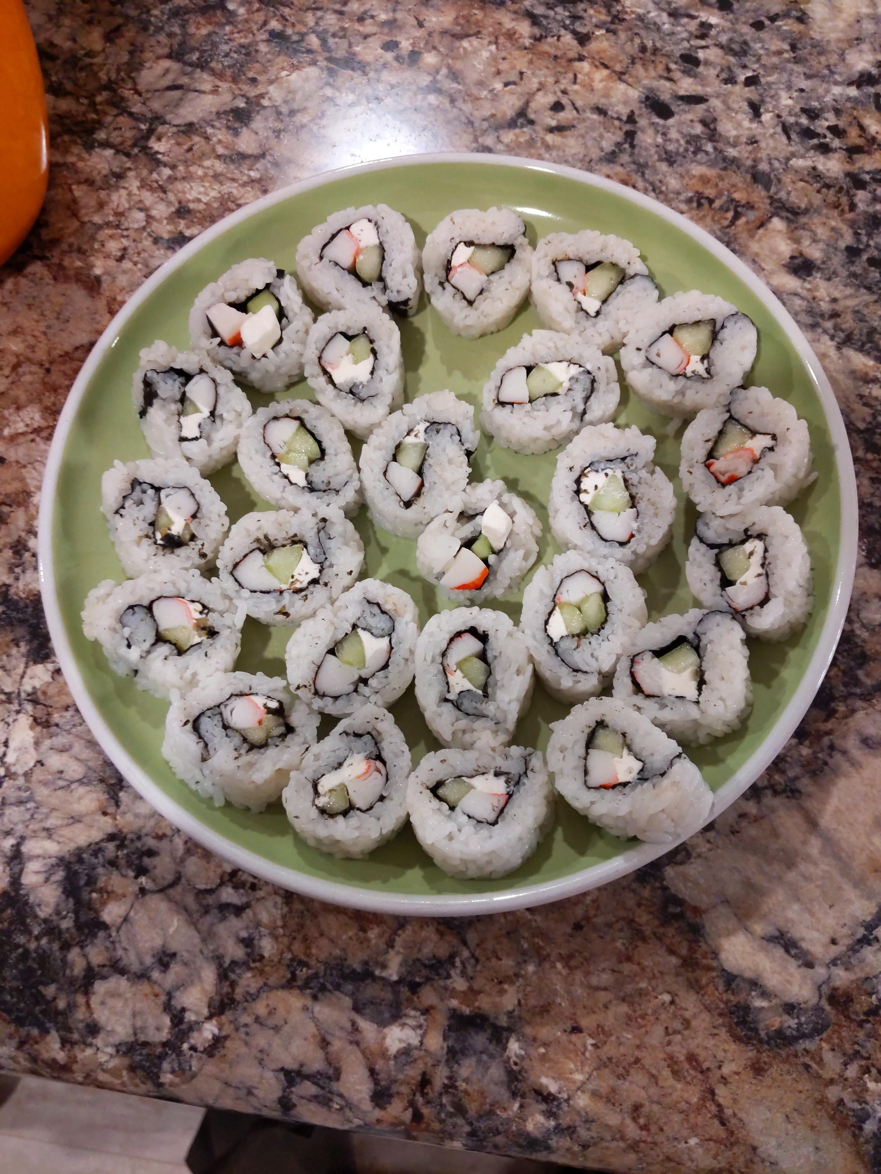 First attempt at home made sushi