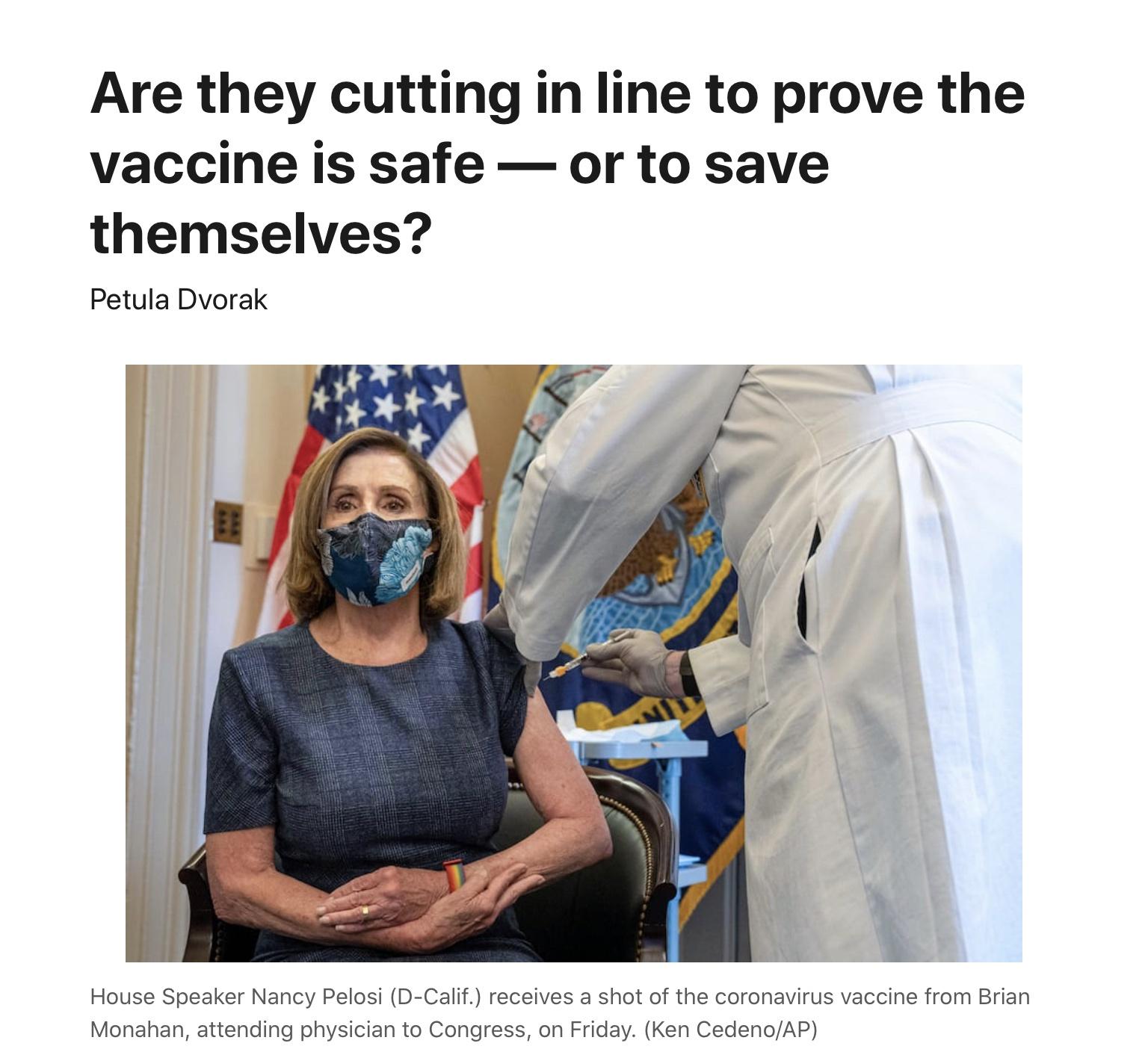 &ldquo;It&rsquo;s ridiculous that Congress is cutting in line ahead of folks in Long Term Care&rdquo; - New Hampshire Gov. Chris Sununu (R)