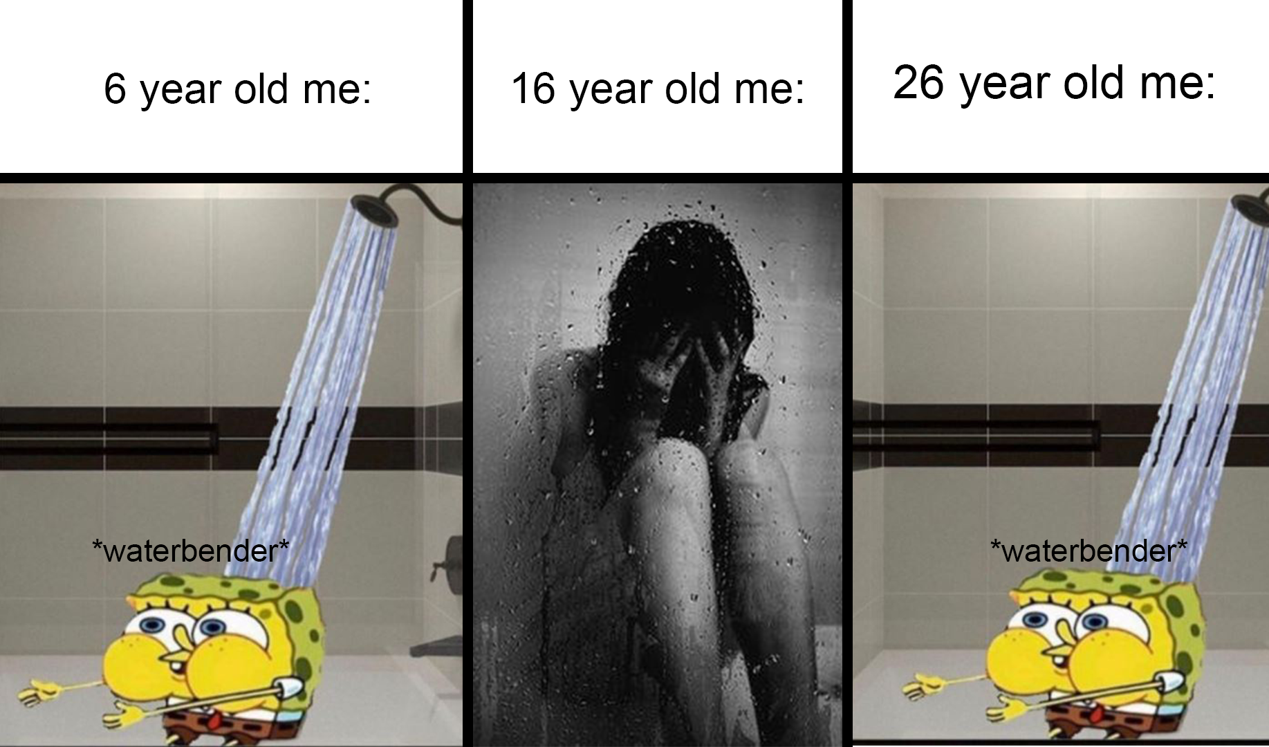 spongebob waterbender