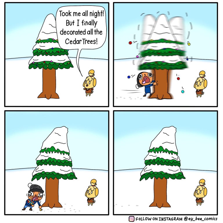 Animal Cross ornaments