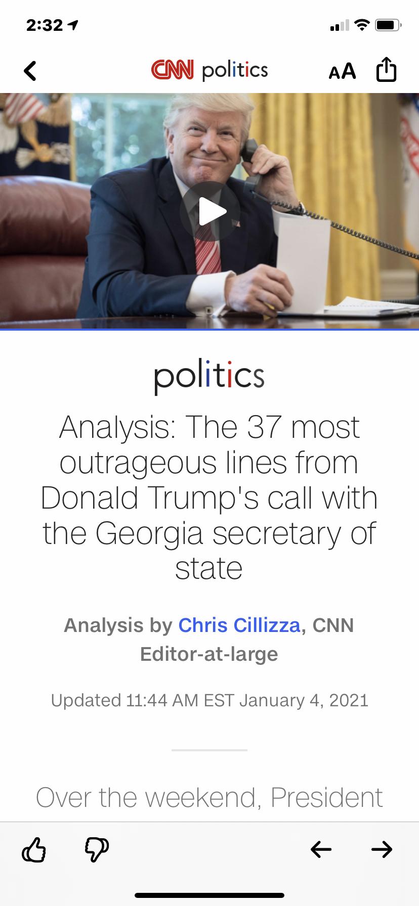 The 37 most outrageous lines from Donald Trump's call with the Georgia secretary of state