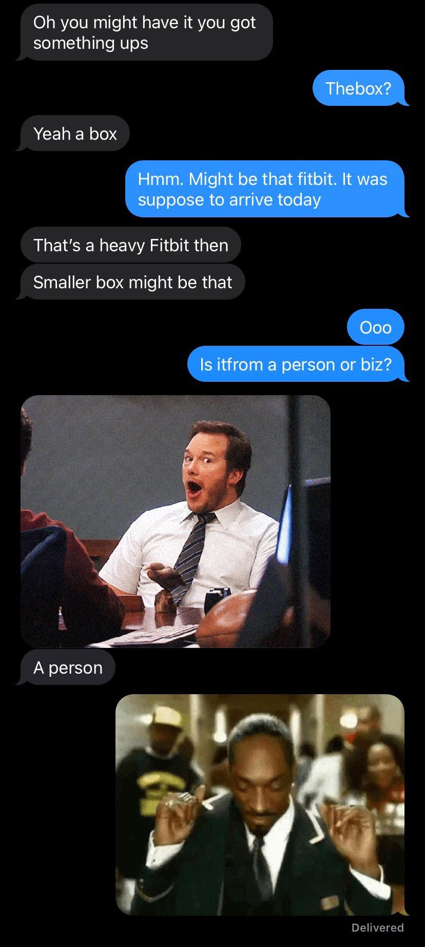 The best part of my day today was having a poopy day at work but getting this text.