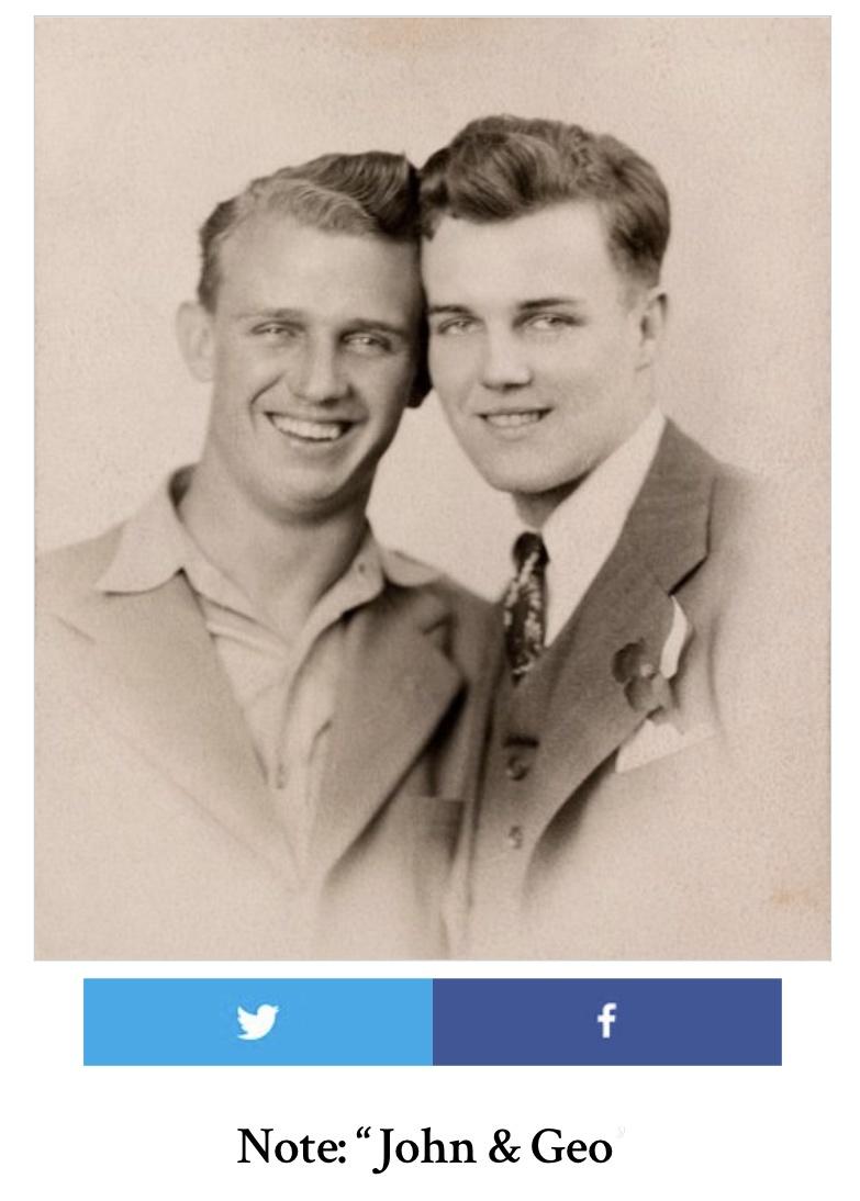 Old Photos of Men in Love