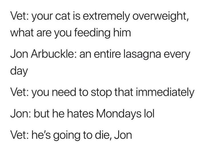 Somebody&rsquo;s got a case of the Mondays￼