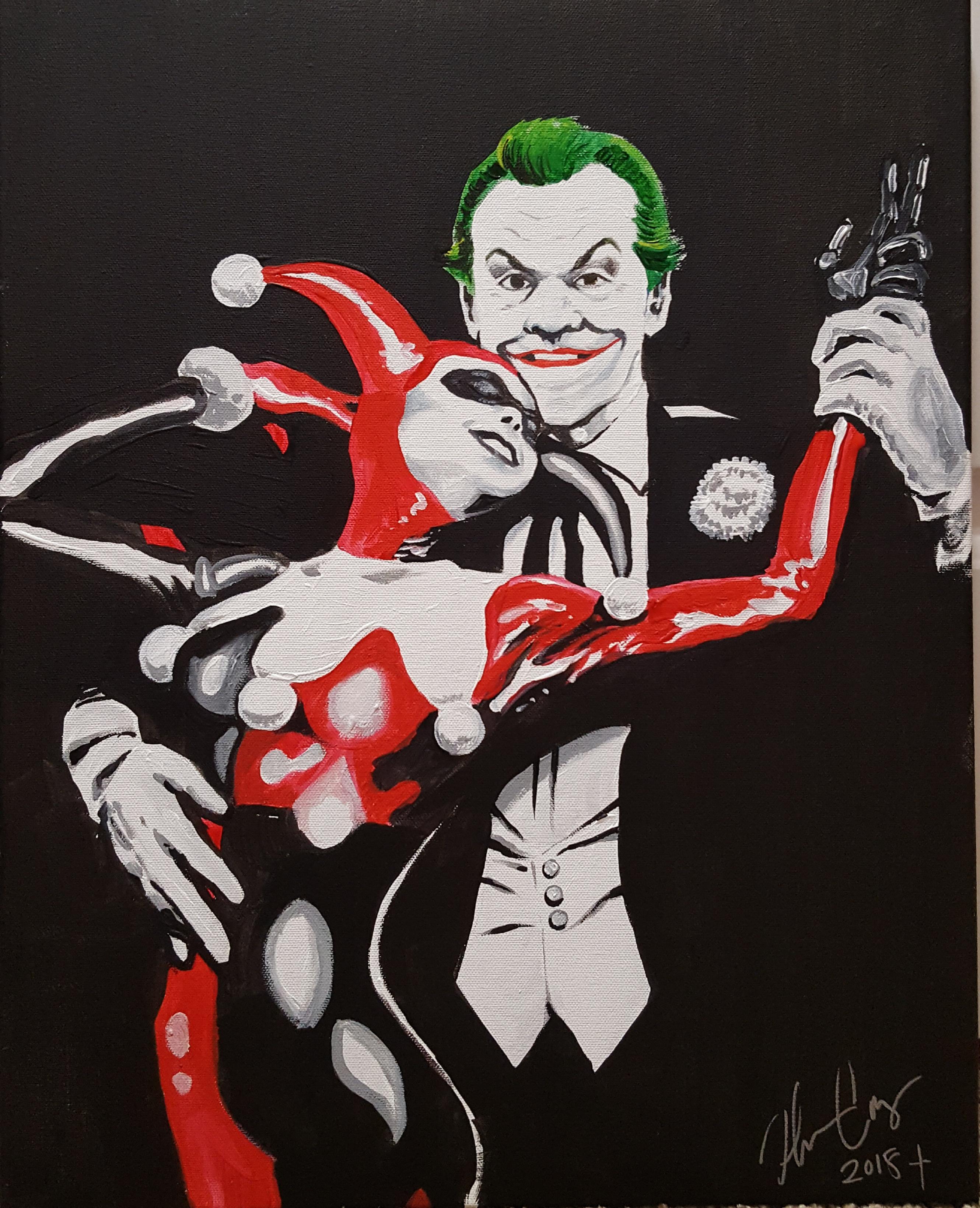 Here a Joker art dump. I painted these!