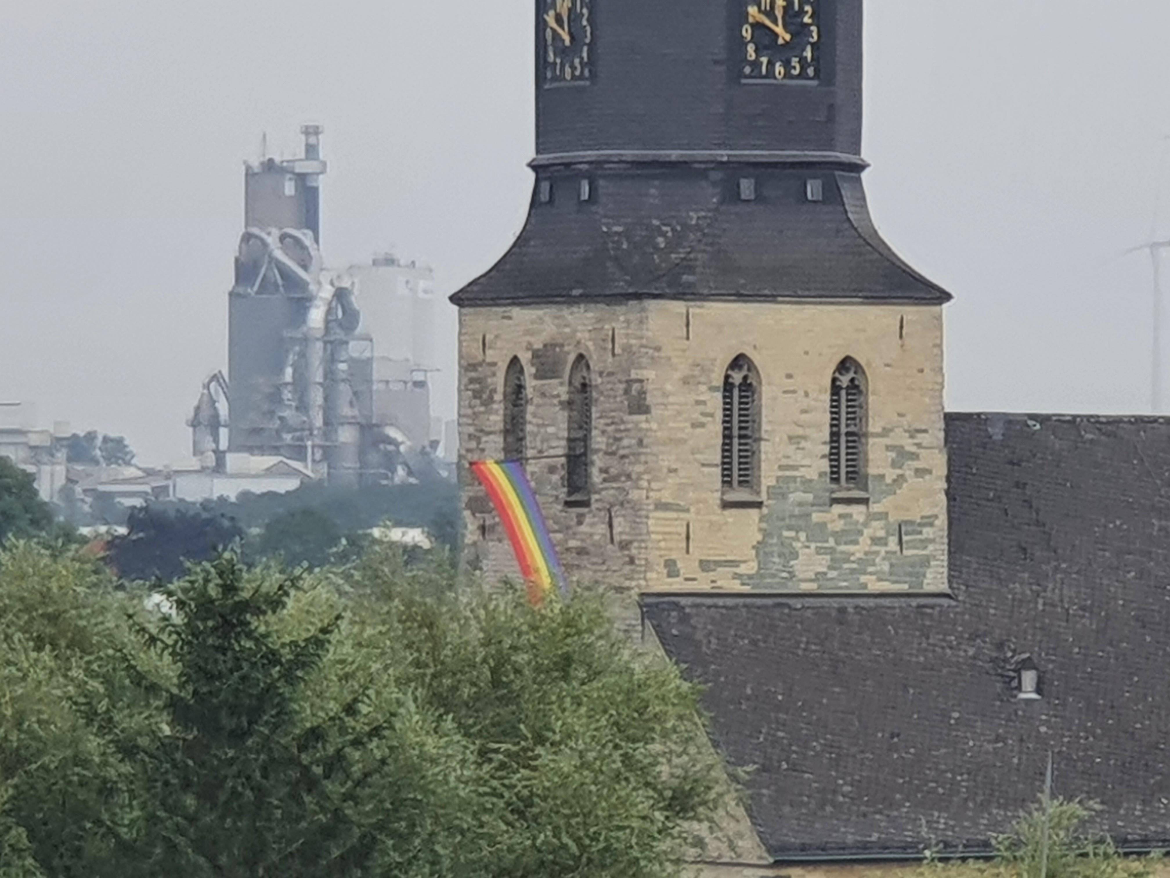 My local church showing some respect towards all kinds of love and sexual identities.