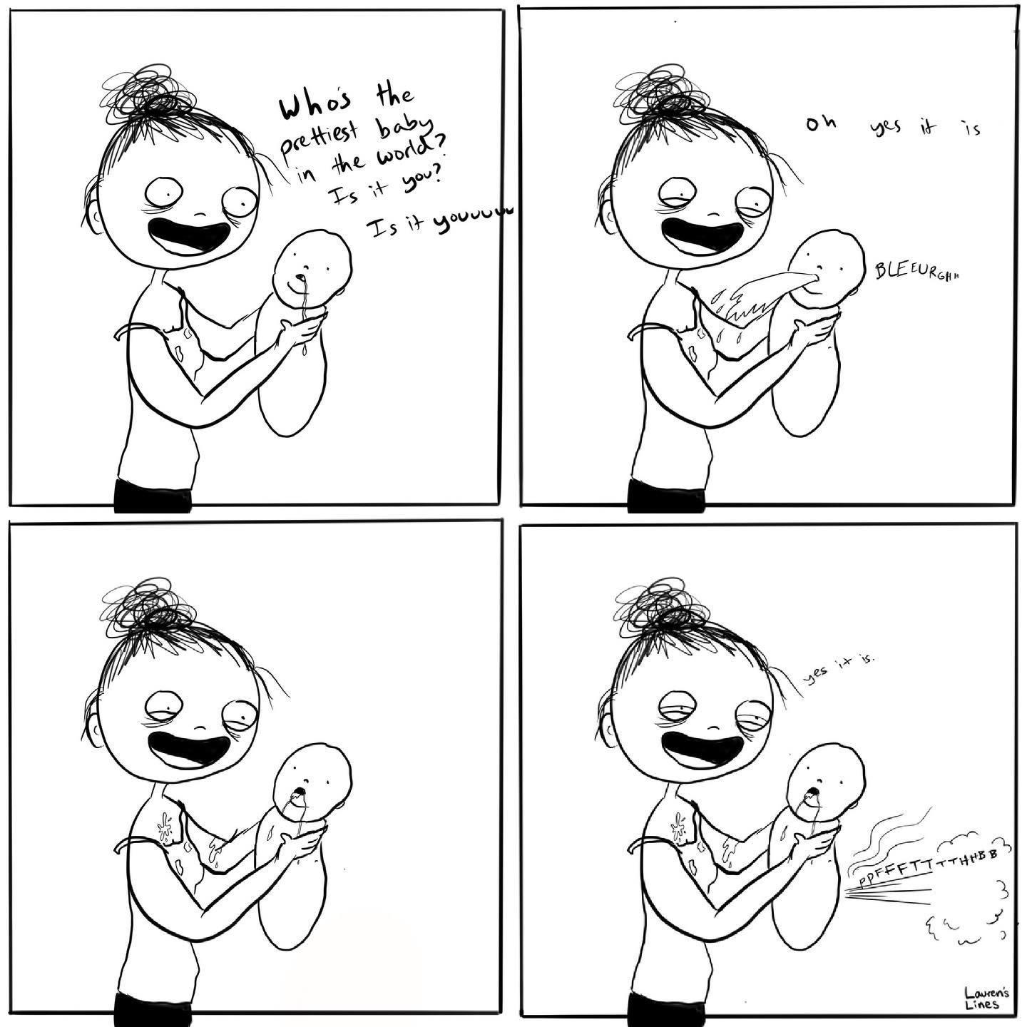 The beauty of new parenthood.