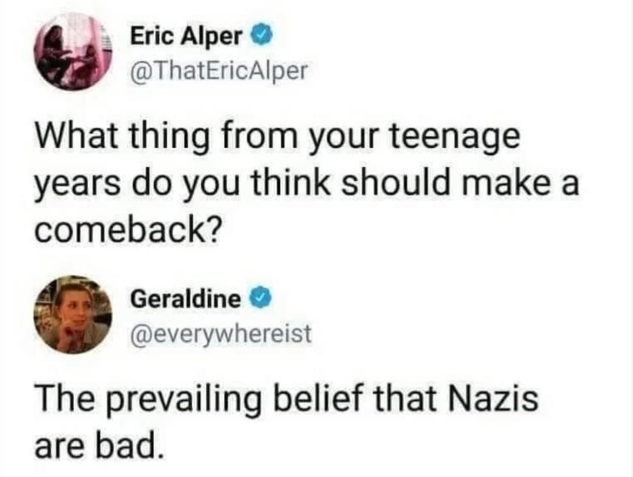 Those were the days...