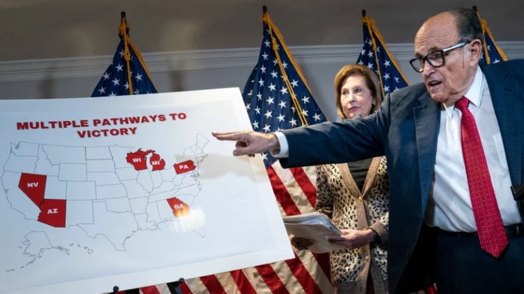 Better late than never: Six months after the violent attack on the U.S. Capitol, attorneys who promoted former Trump's lies about election fraud are being forced to defend their actions in court.