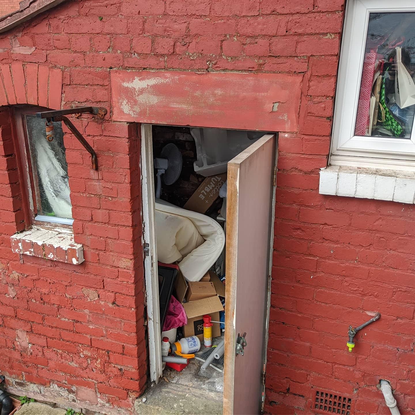 From Rubbish filled outhouse to Battle Station and Work from home office.