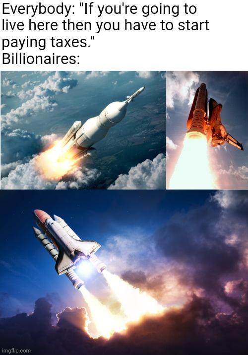 THE FLOOR IS TAXES!!!