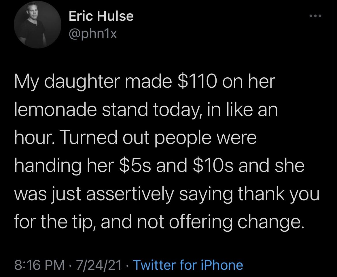 Gotta respect the hustle