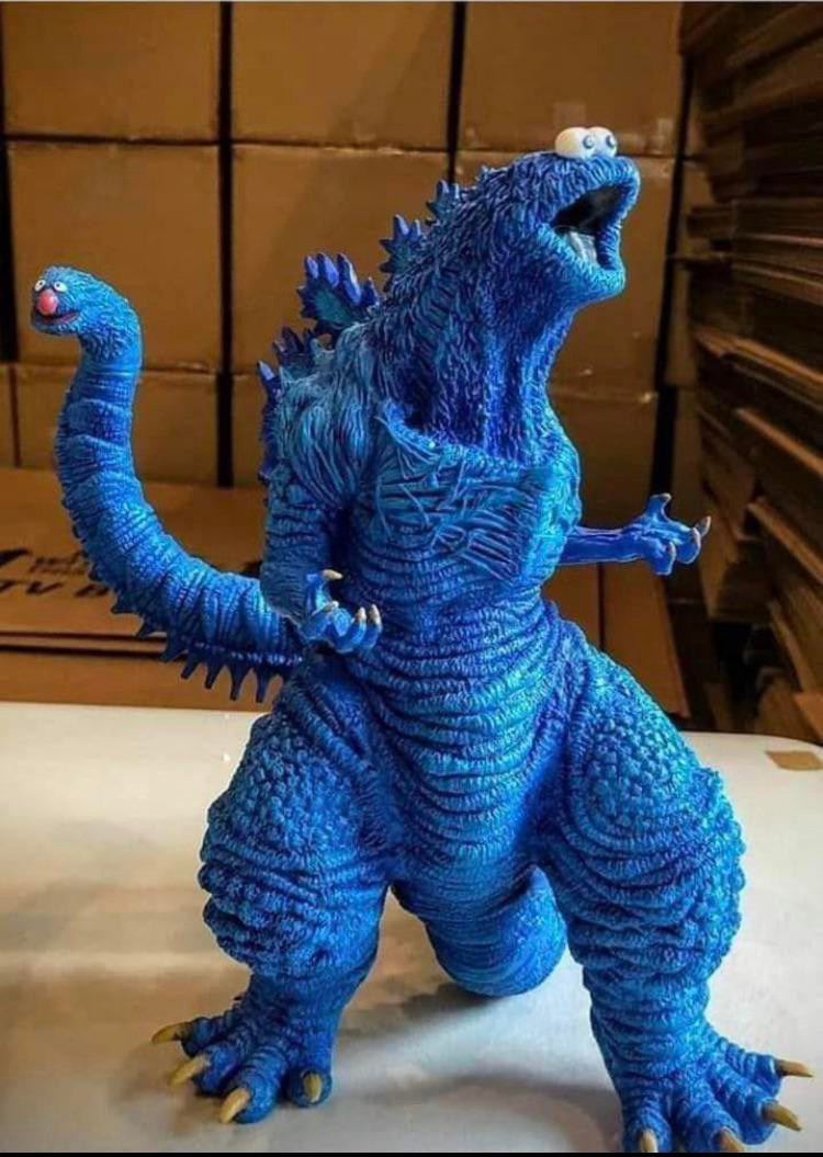 godzilla x sesame street