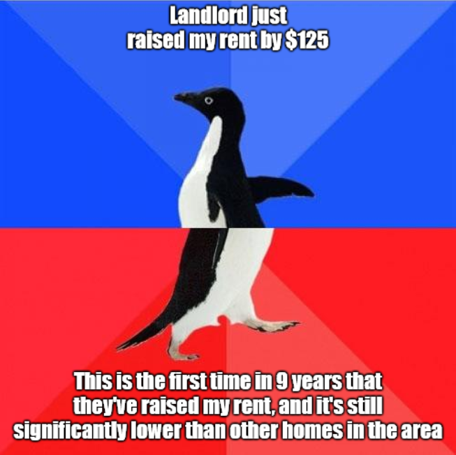 The rent is (not) too damn high!