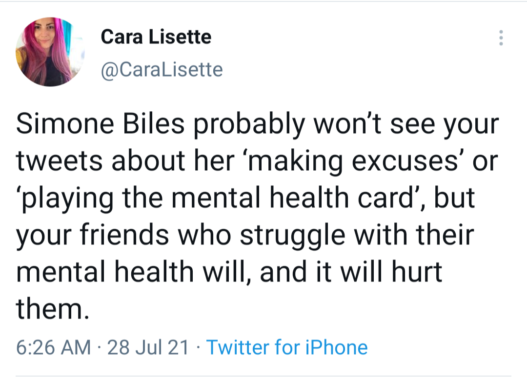 All in all, everybody should try to be better.