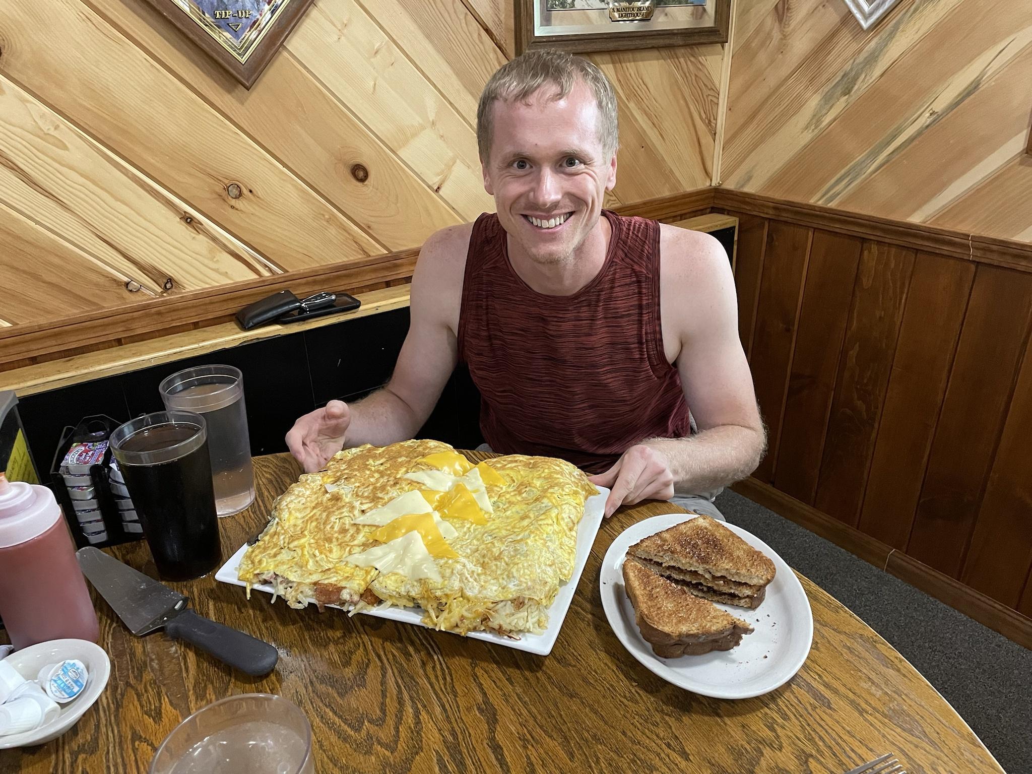 The 7+pound Jolly Giant In Germfask, MI. No one had been able to finish it for 11 years&hellip;
