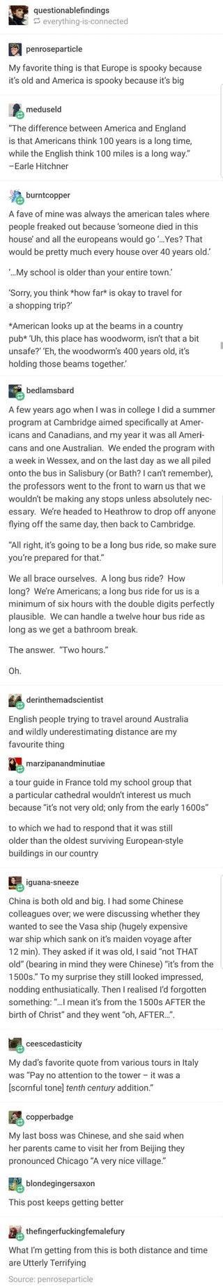 What you view as "old" depends on where you are from