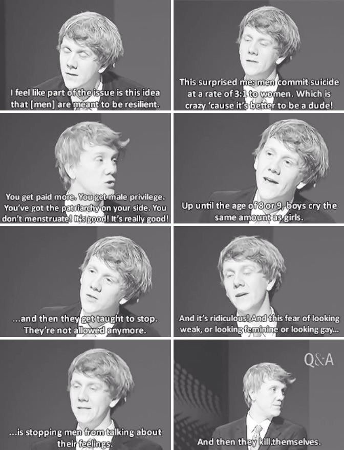 Don't be afraid to talk