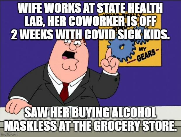 She should know better!