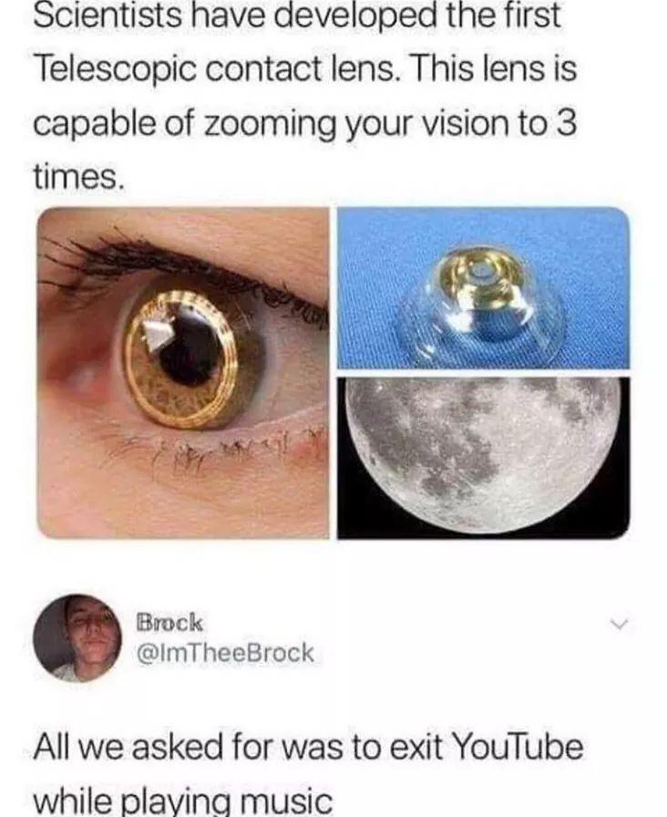 Seriously though, cmon YouTube